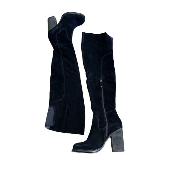 Kelsi Dagger Women's Black Suede Over the Knee Boots Style Logan Size 7 NIB - Picture 4 of 10
